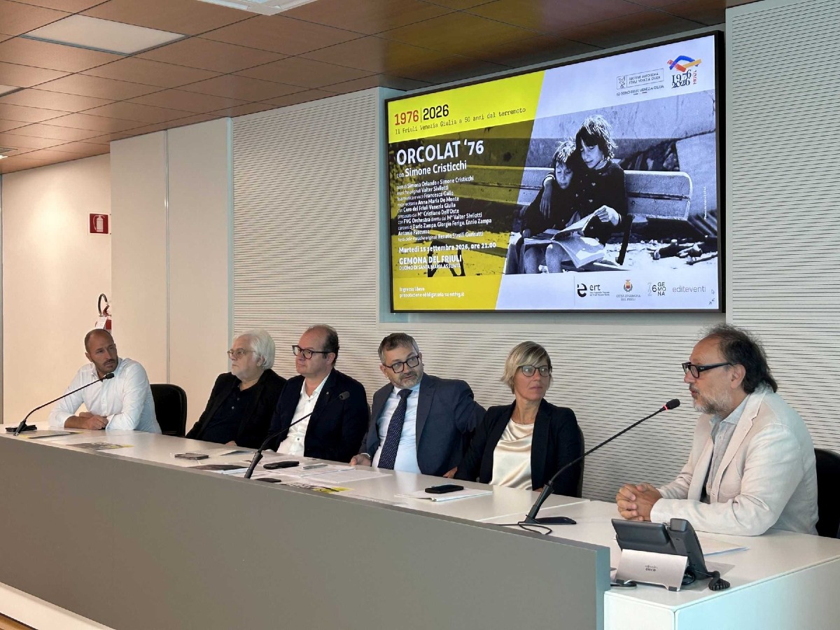 Orcolat ’76 torna a Gemona: il 15 settembre 2026 nel Duomo il racconto del sisma
