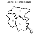 La suddivisione delle zone