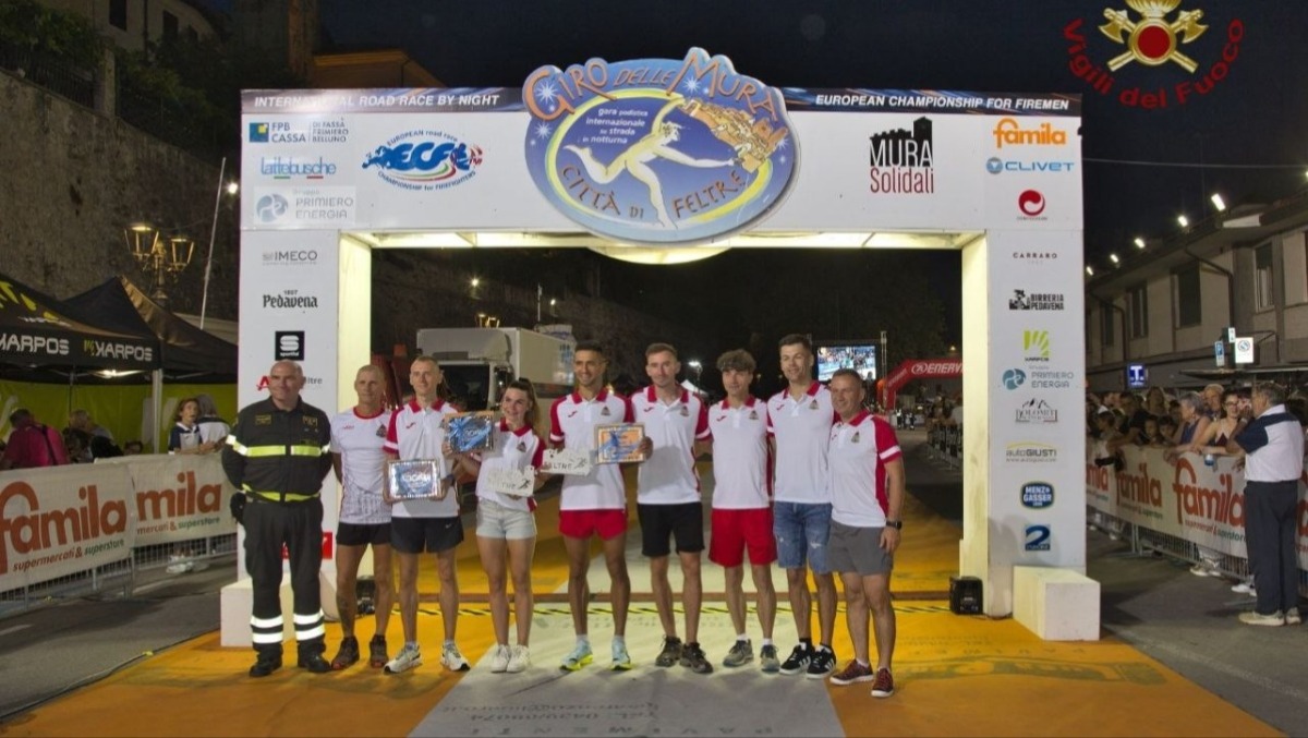 Feltre capitale della corsa: grande successo per il Giro delle Mura e l’Europeo dei Vigili del fuoco - 