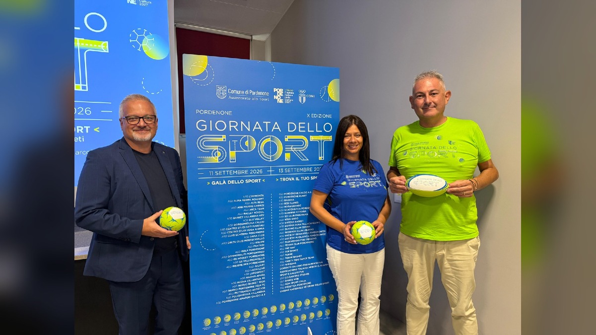 Pordenone, Giornata dello Sport 2026: tre giorni con 63 associazioni e 360 premiati - 