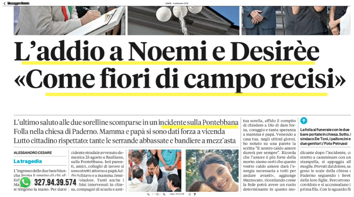 La Rassegna stampa di Nordest24, puntata di venerdì 4 settembre 2026 | VIDEO - 