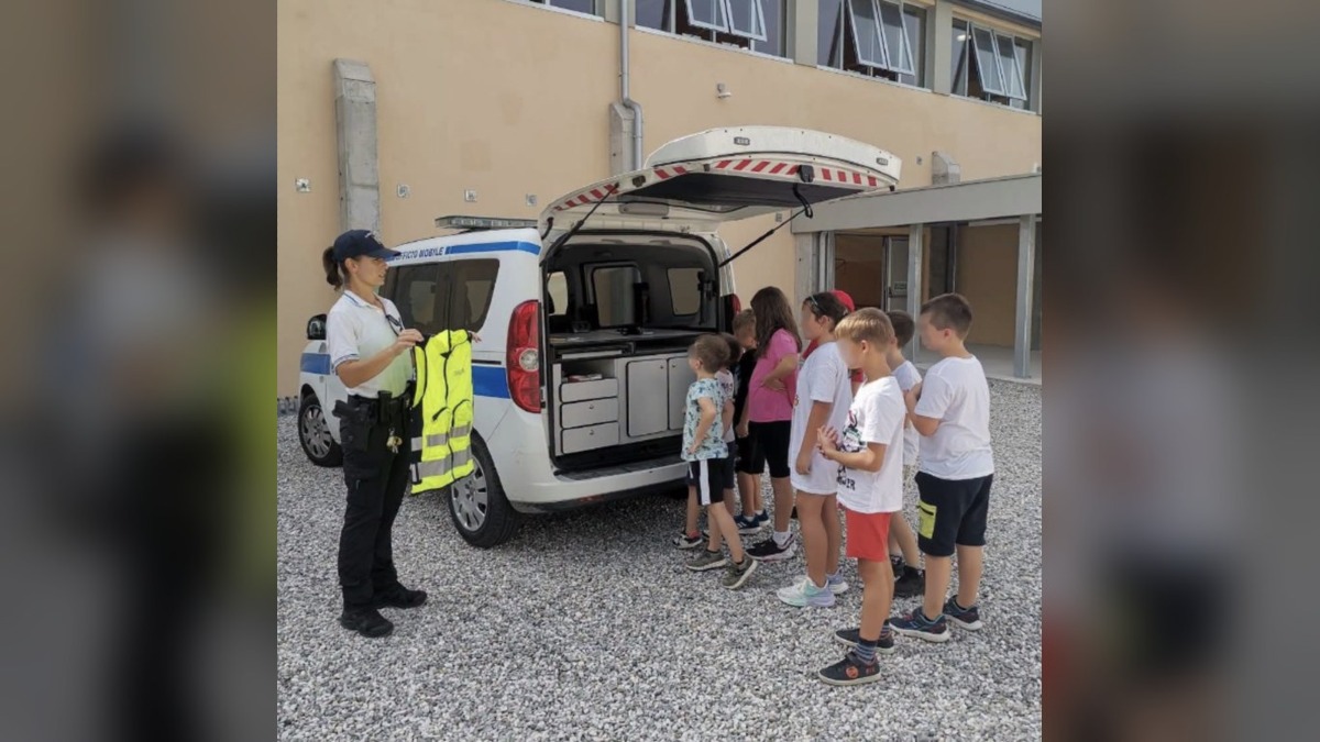 Casarsa, al summer camp del basket incontri con la Polizia locale sulla sicurezza stradale - 