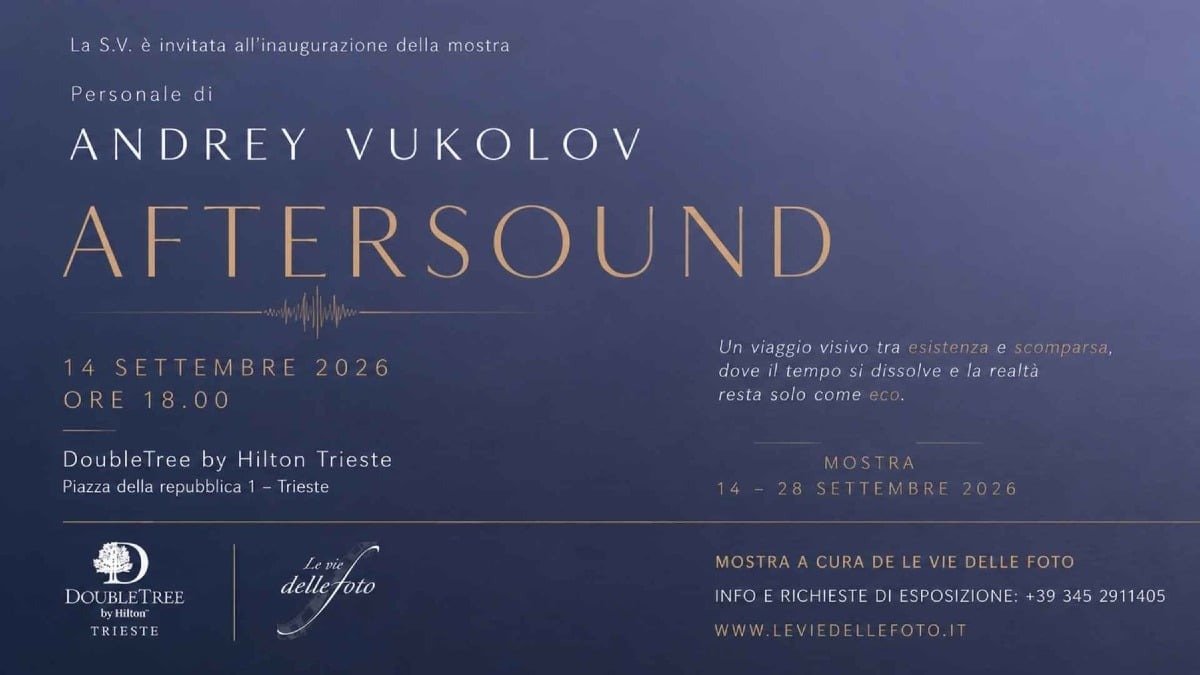 Trieste, al DoubleTree arriva “Aftersound”: le immagini di Andrey Vukolov in mostra fino al 28 settembre - 