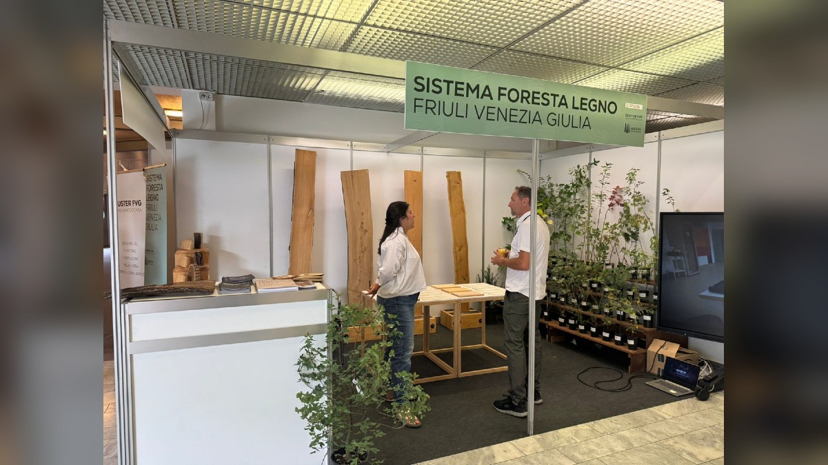 Filiera del legno FVG alla fiera di Klagenfurt con Regione, CESFAM e Vivaio - 
