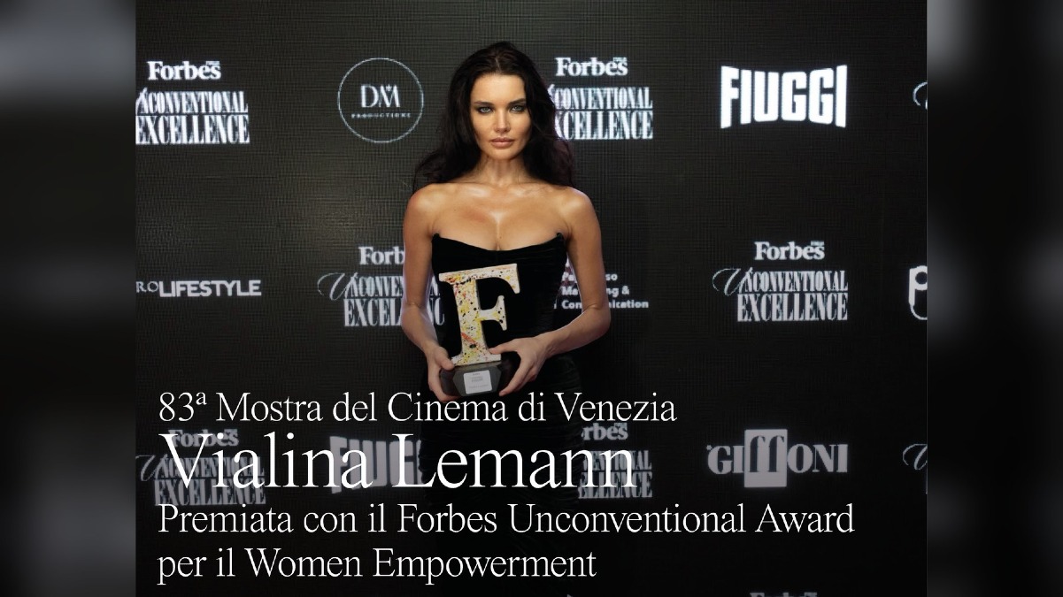 Vialina Lemann premiata a Venezia con il Forbes Unconventional Award - 