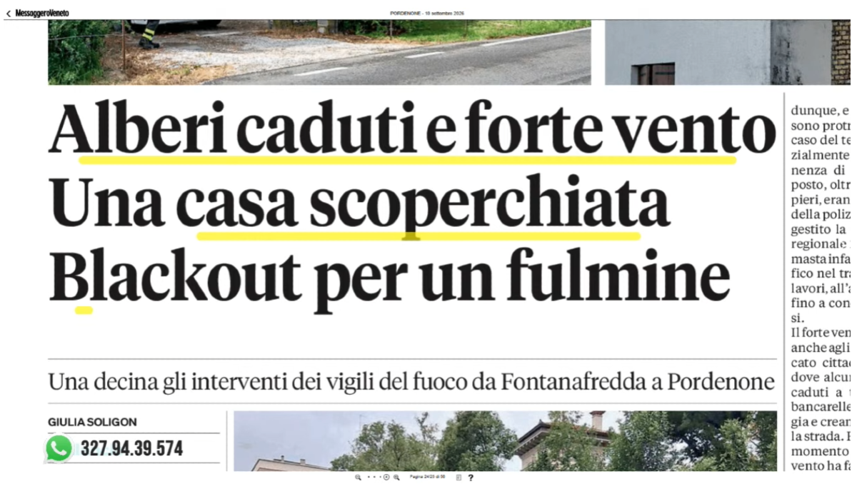 La Rassegna stampa di Nordest24, puntata di giovedì 10 settembre 2026 | VIDEO - 