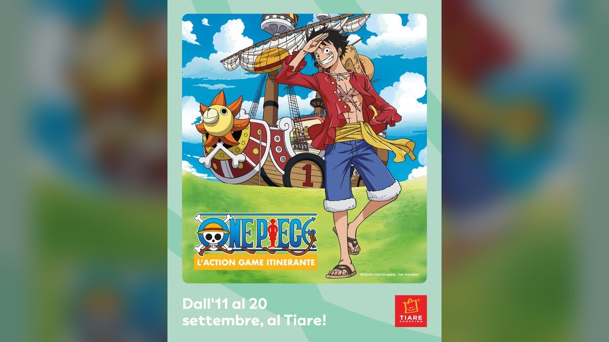 One Piece arriva a TIARE Shopping di Villesse: area a tema dall’11 al 20 settembre - 