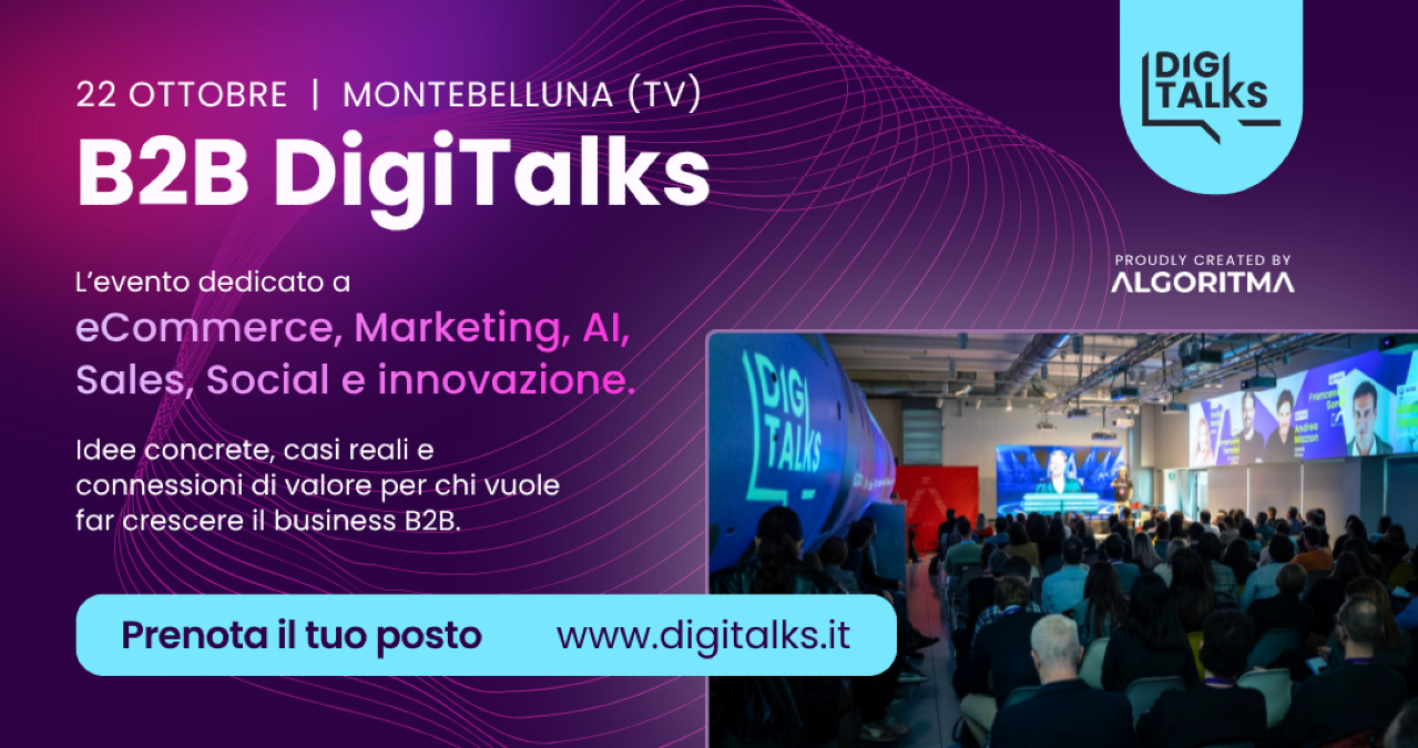 Dal commercio B2B all'intelligenza artificiale: il 22 ottobre B2B DigiTalks torna a Montebelluna (TV) - 