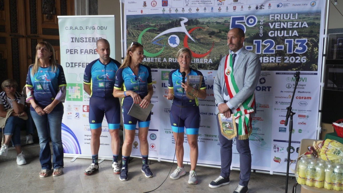 Diabete a Ruota Libera, da Gemona parte la pedalata di 215 chilometri tra Fvg e Veneto - 
