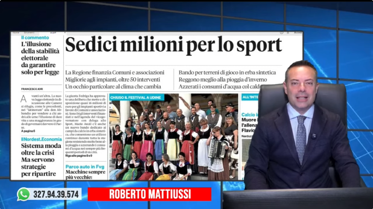 La Rassegna stampa di Nordest24, puntata di lunedì 14 settembre 2026 | VIDEO - 