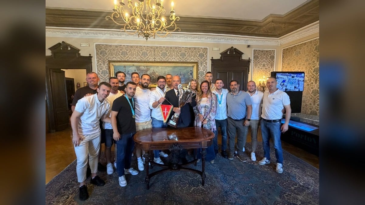 Trieste celebra il Torneo Città di Trieste: in Municipio la squadra che ha firmato la doppietta stagionale - 