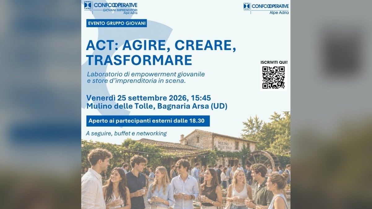 Giovani e cooperazione, a Bagnaria Arsa un pomeriggio di idee e incontri al Mulino delle Tolle - 