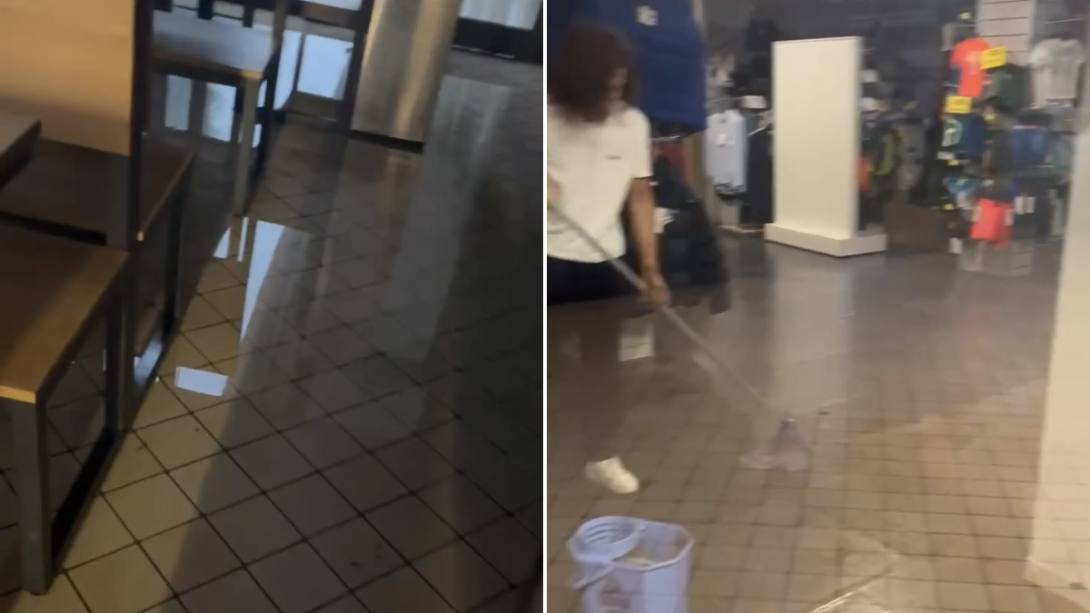 Maltempo, tornano gli allagamenti: acqua nei negozi di Bibione. Piogge intense in mattinata - 