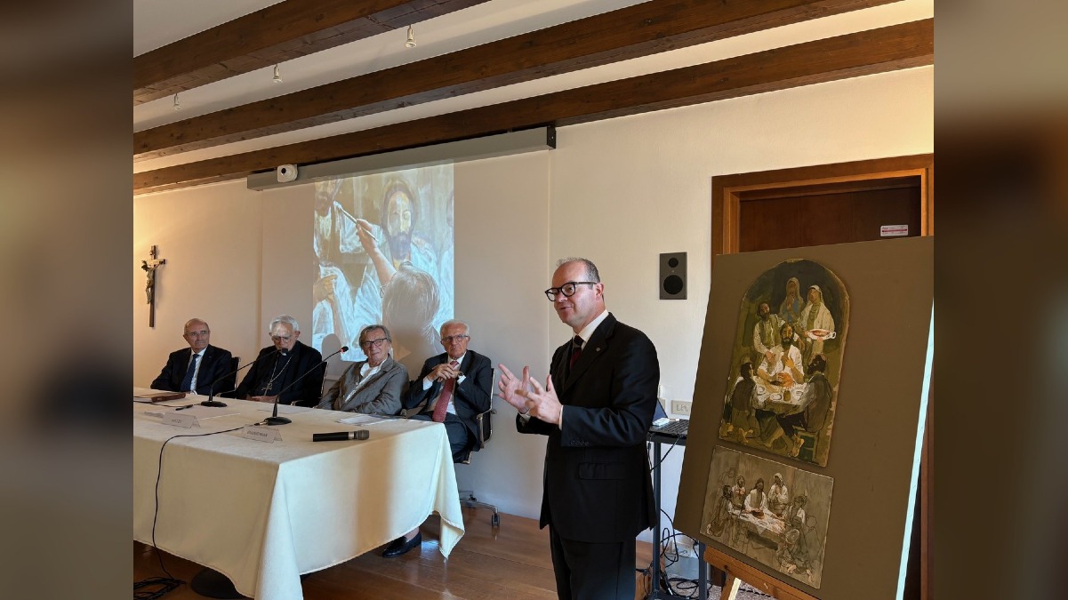 Abbazia di Rosazzo, arriva la grande tela di Safet Zec: mostra aperta fino al 31 maggio 2027 - 