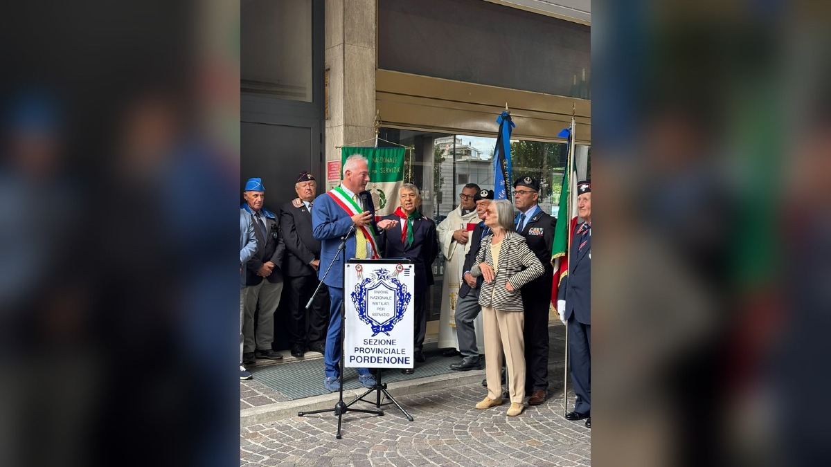 Pordenone intitola la sede UNMS a Crescenzo De Benedictis: svelata la targa - 