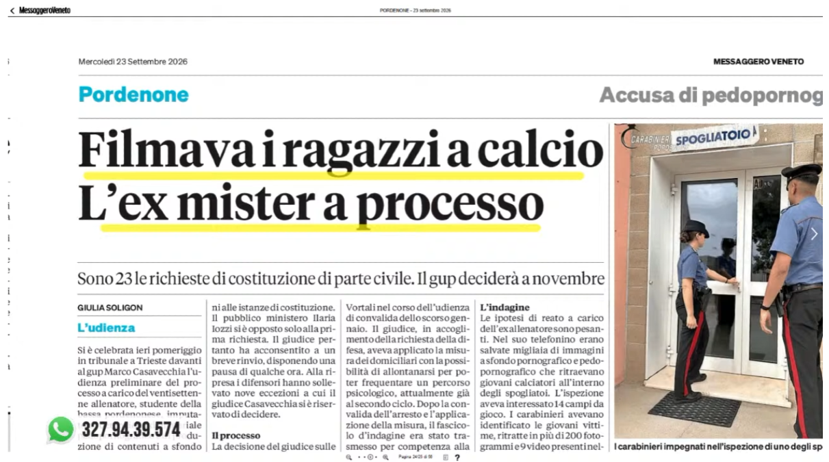 La Rassegna stampa di Nordest24, puntata di mercoledì 23 settembre 2026 | VIDEO - 