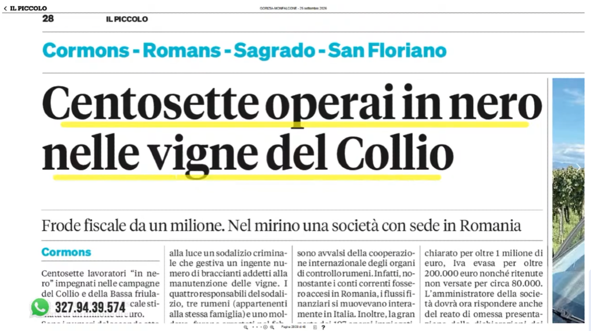 La Rassegna stampa di Nordest24, puntata di venerdì 25 settembre 2026 | VIDEO - 