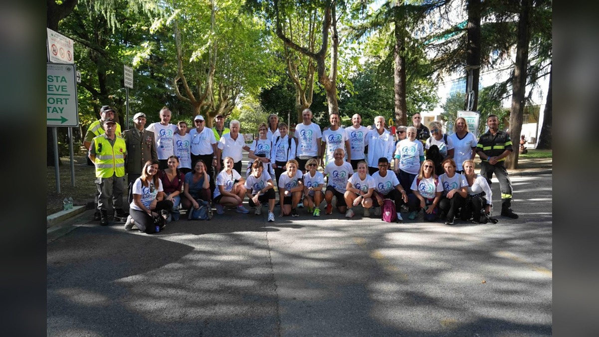 Staffetta del Cuore, arrivo al Burlo dopo 125 km da Aviano: fondi per Cro e ricerca - 