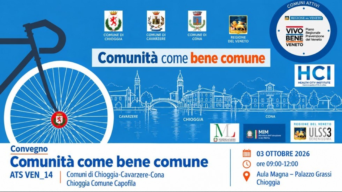 Chioggia, il 3 e 4 ottobre due giornate su welfare e volontariato tra convegno e festa - 