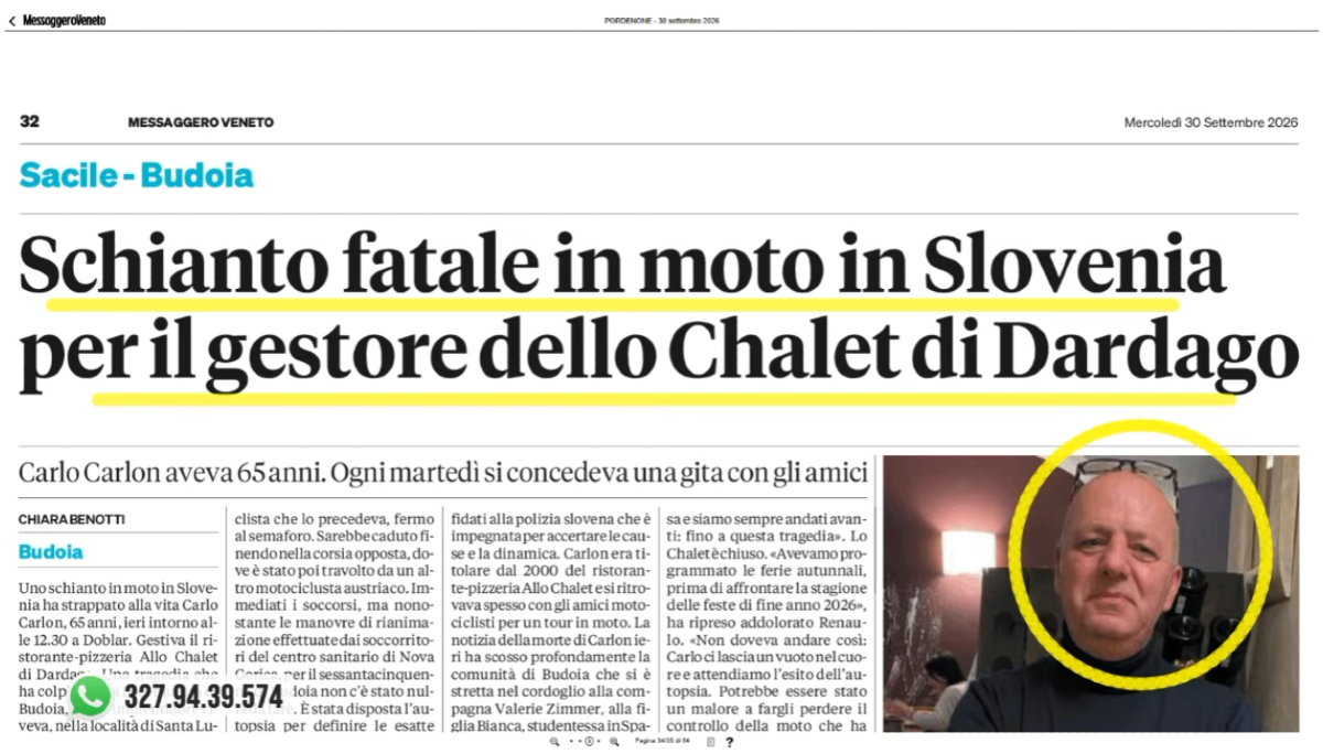La Rassegna stampa di Nordest24, puntata di mercoledì 30 settembre 2026 | VIDEO - 