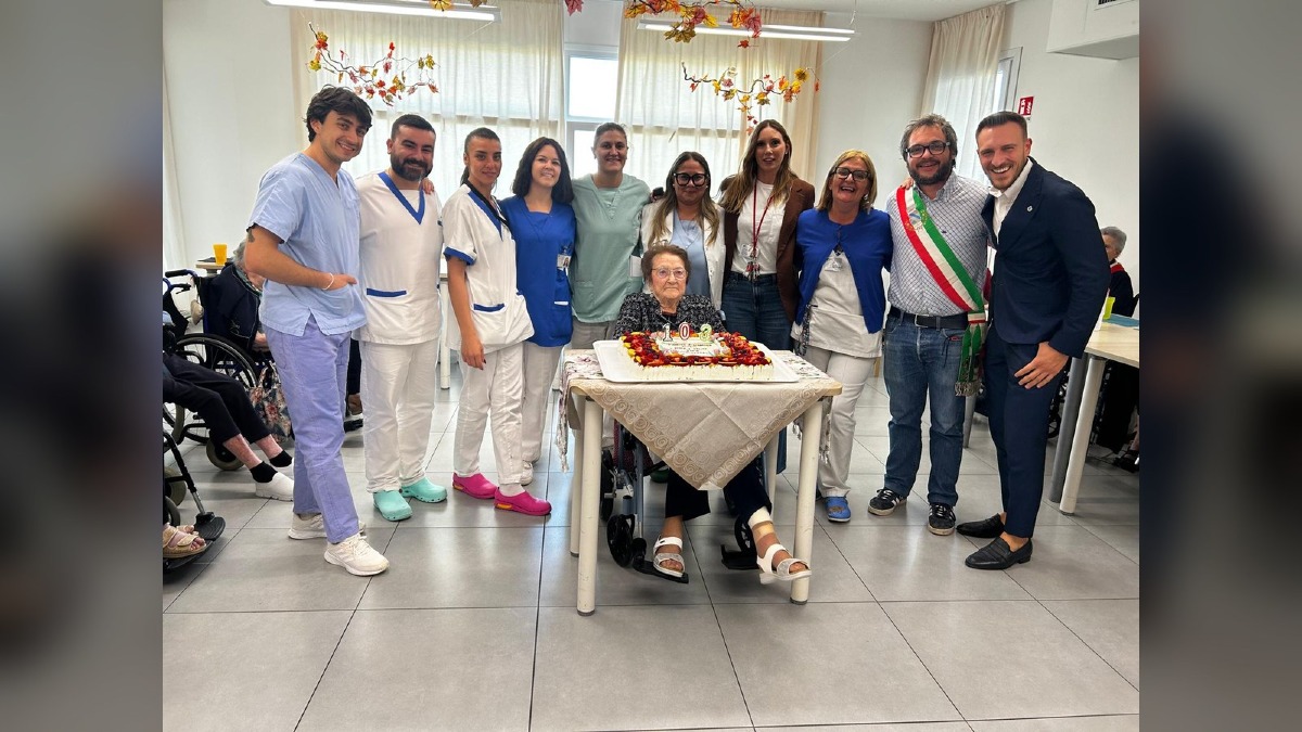 A Cinto Caomaggiore 103 candeline per Rita Geronutti: festa in RSA con famiglia e sindaci - 