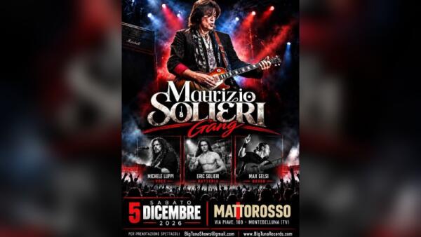 Montebelluna, al Mattorosso arriva il rock di Maurizio Solieri: live il 5 dicembre