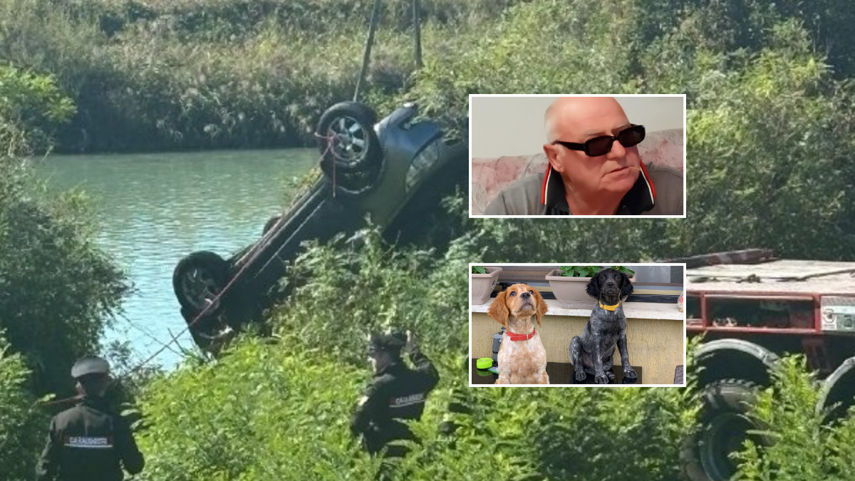 San Stino, recuperata dal Livenza l’auto del 69enne scomparso: trovati morti anche i due cani - 