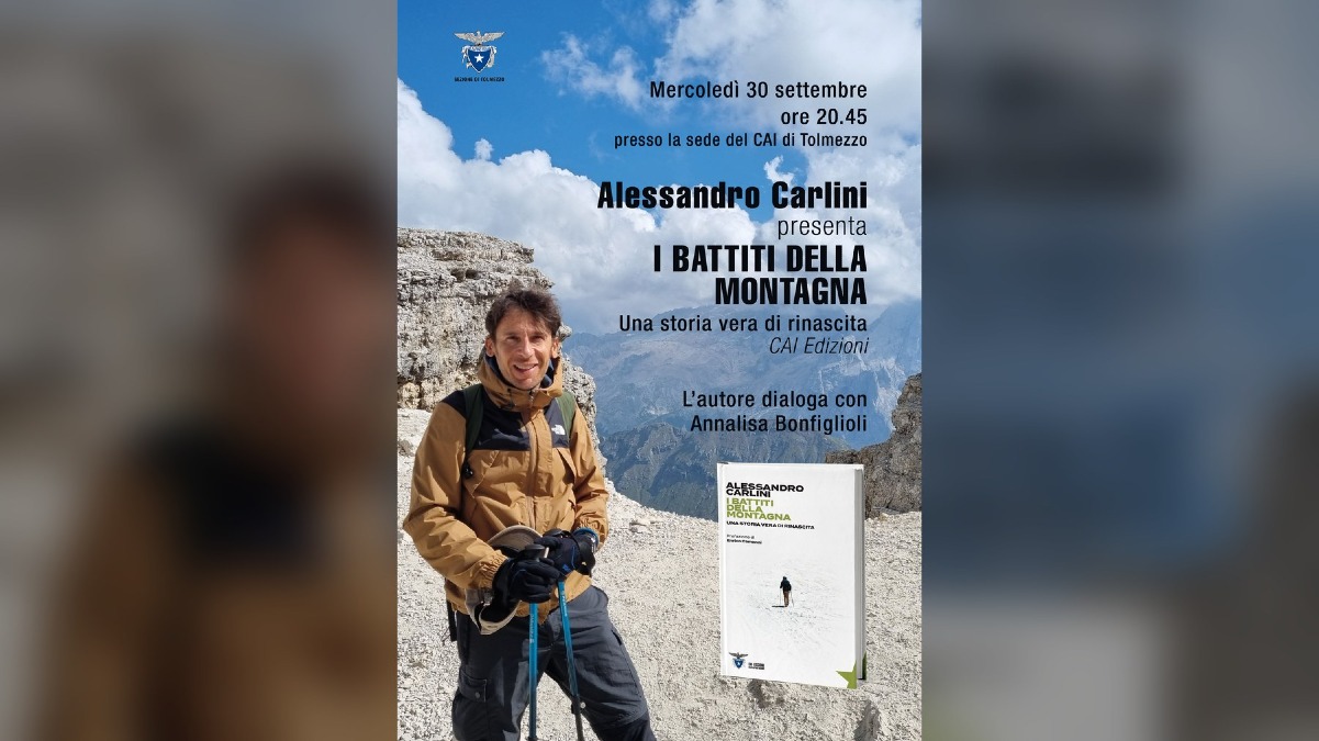 Tolmezzo, al CAI una serata con Alessandro Carlini tra montagna, memoria e ripartenza - 