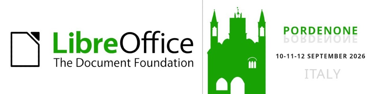 LibreOffice Conference 2026 a Pordenone: dal 10 al 12 settembre oltre 200 partecipanti