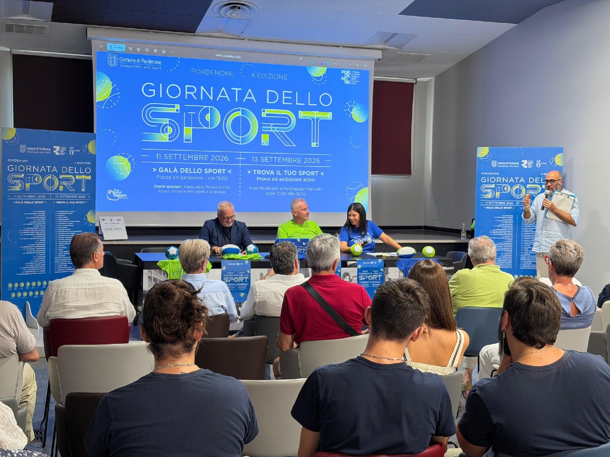 Pordenone, Giornata dello Sport 2026: tre giorni con 63 associazioni e 360 premiati