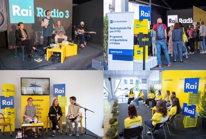 Pordenonelegge 2026, la Rai porta in diretta Fahrenheit, Zapping e lo speciale Fvg
