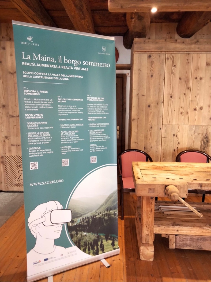 Sauris espone i progetti originali della diga del Lumiei e il percorso su La Maina