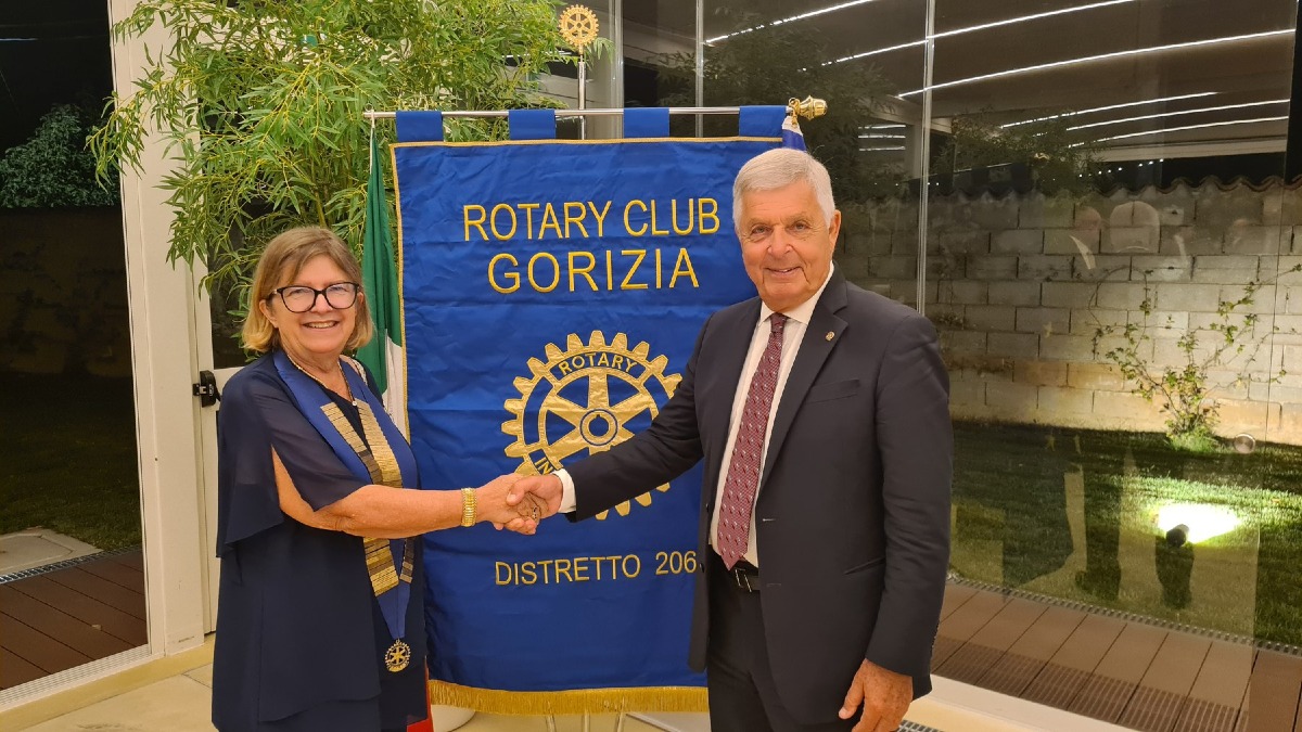 Rotary Club di Gorizia, la governatrice Lucia Crapesi presenta le priorità 2026-2027
