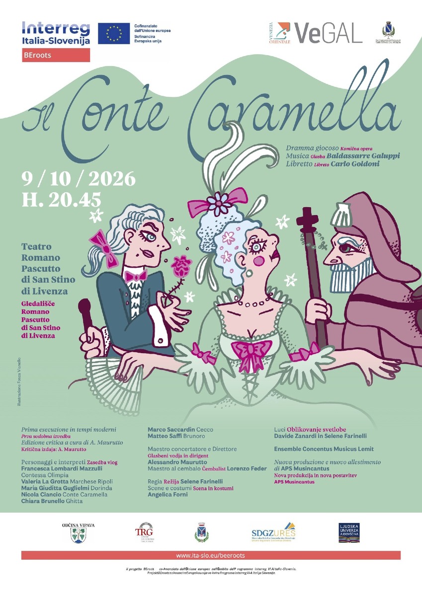 Locandina: Dopo 266 anni torna in scena “Il Conte Caramella” a San Stino di Livenza