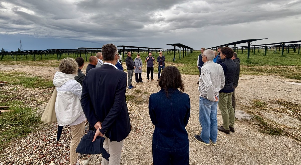Udine, tappa di Legambiente sull’agrivoltaico: 7,6 ettari e 4.000 MWh l’anno