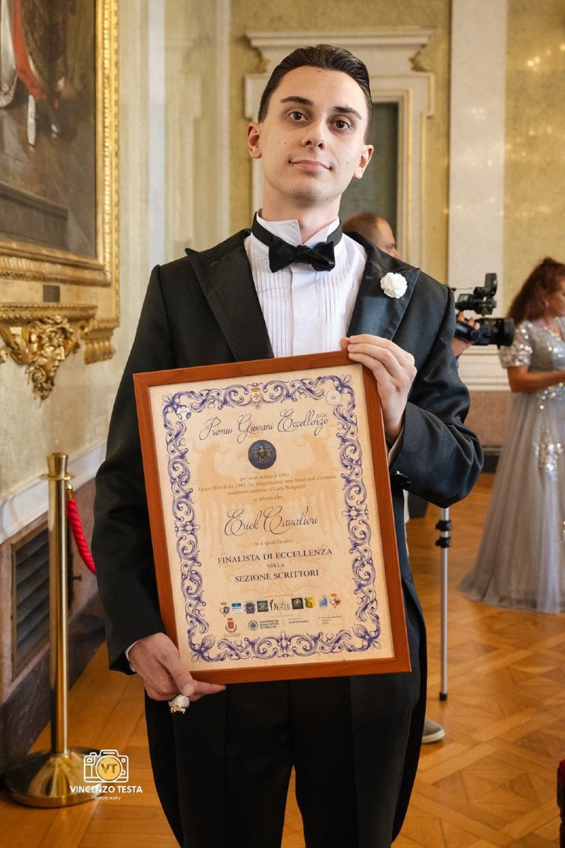 Trieste, al Festival delle Giovani Eccellenze premio Scrittura a Erik Cavalieri