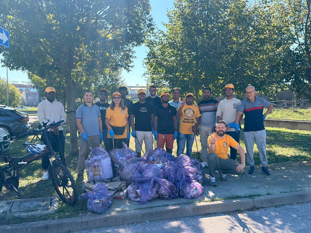 Padova, pulizia tra via Rubaltelli e via Jacopo D’Avanzo: raccolti oltre 50 kg di rifiuti