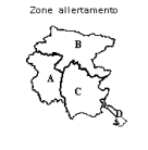 Le zone allertamento
