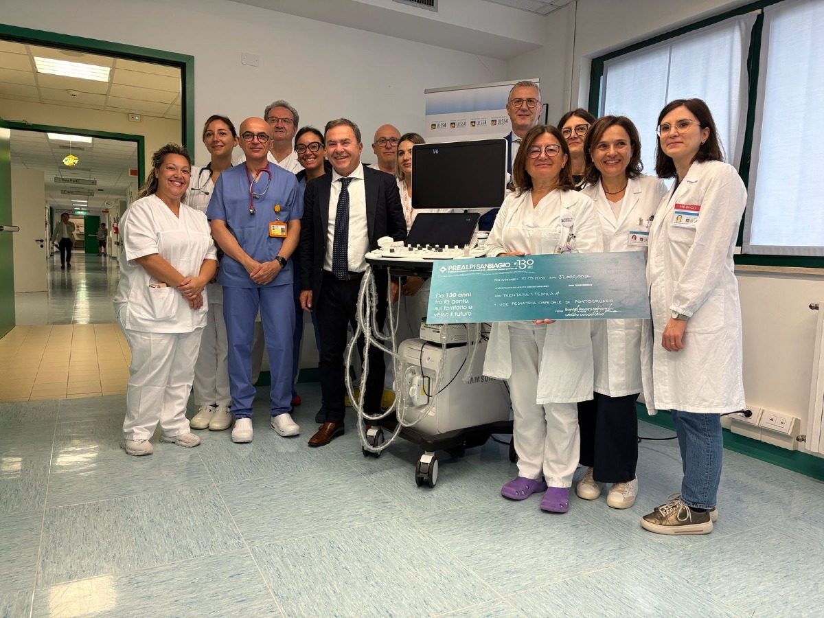 Portogruaro, Pediatria e Pronto soccorso: ecografo da 40mila euro e nuova sala bimbi