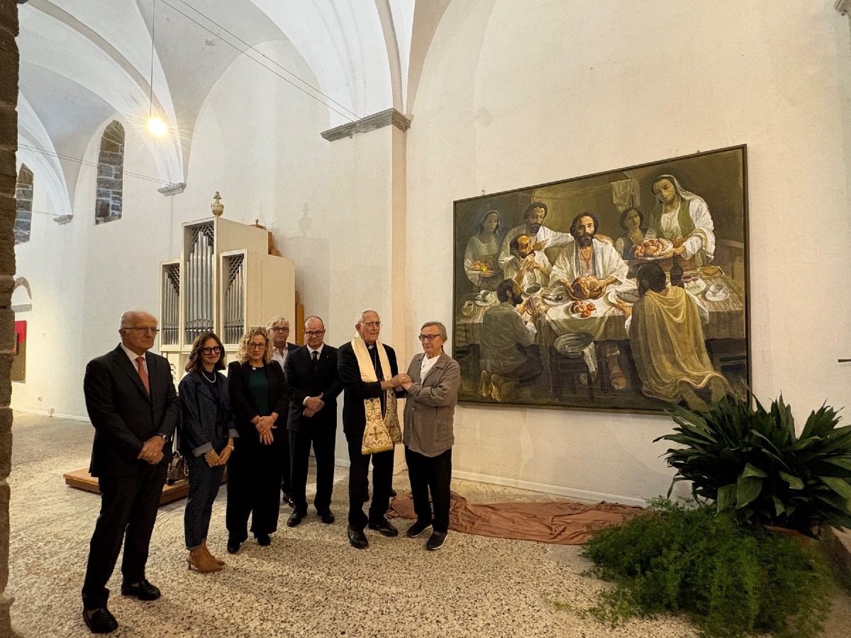 Abbazia di Rosazzo, arriva la grande tela di Safet Zec: mostra aperta fino al 31 maggio