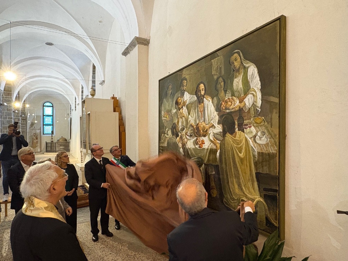 Abbazia di Rosazzo, arriva la grande tela di Safet Zec: mostra aperta fino al 31 maggio