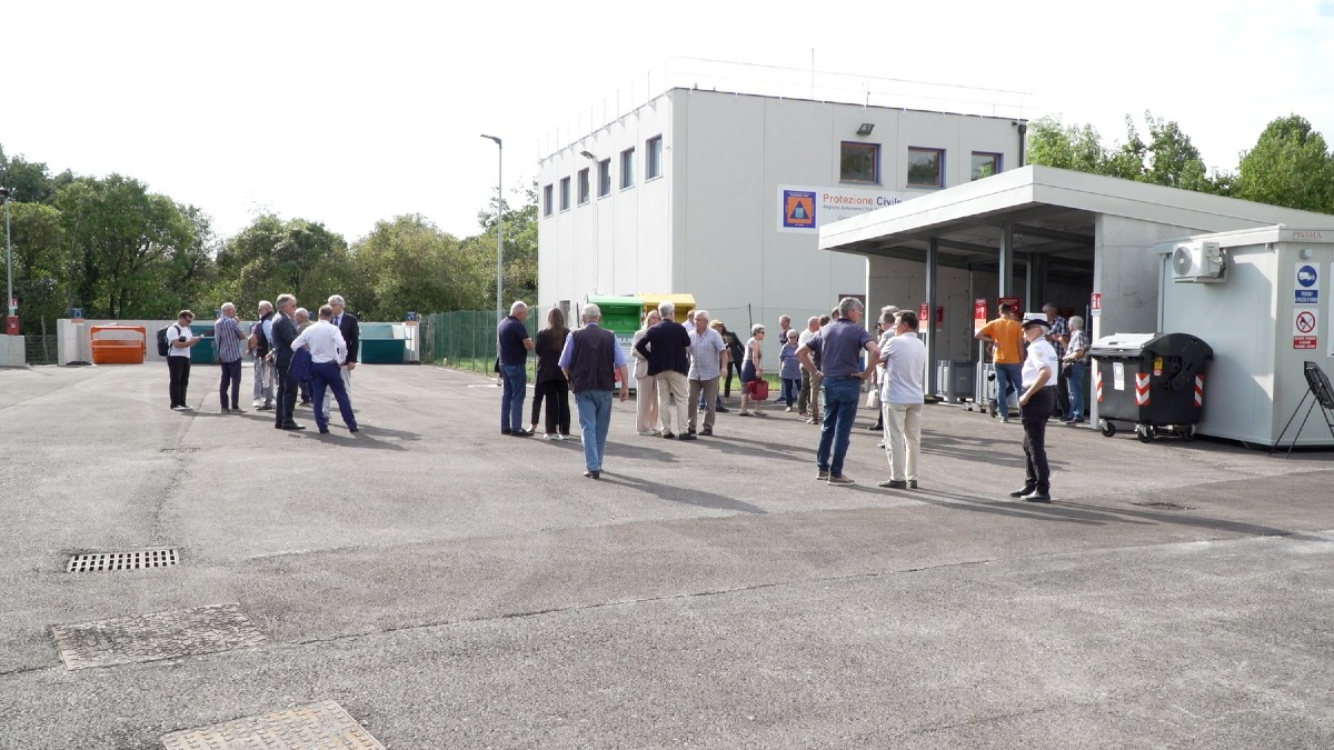 Pagnacco, apre il nuovo centro di raccolta: investimento da 550mila euro