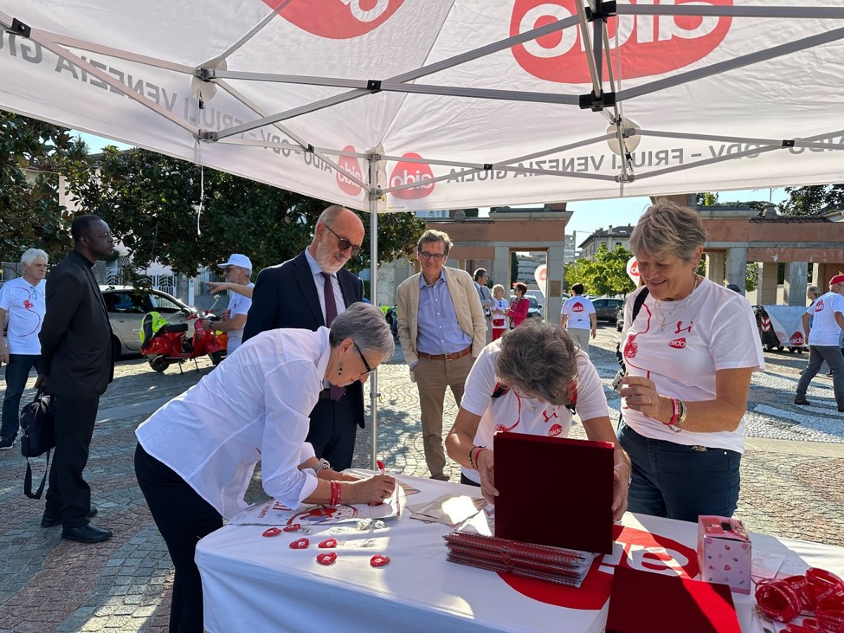 Udine, al Parco Moretti Aido inaugura il Giardino della Riconoscenza