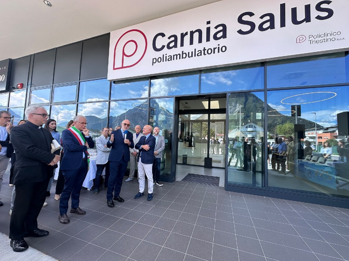 Tolmezzo, nuova sede per Carnia Salus: 11 ambulatori e prestazioni in convenzione