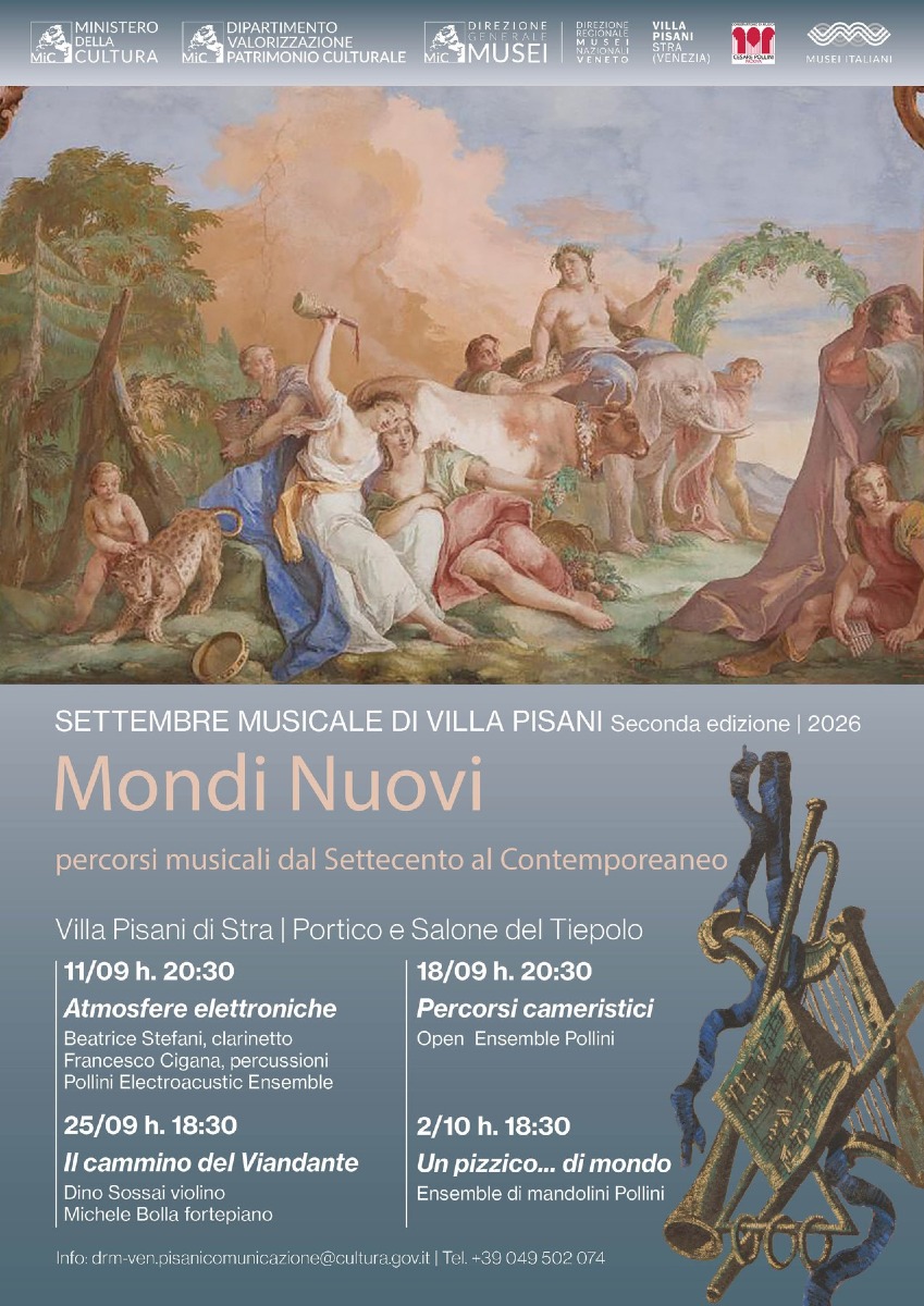 Villa Pisani a Stra, Beethoven e Schubert nel terzo concerto di “Mondi Nuovi”