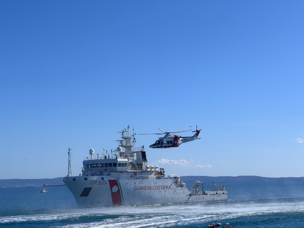 Ricerca e soccorso in Adriatico, a Trieste prova operativa con Guardia Costiera e agenzie