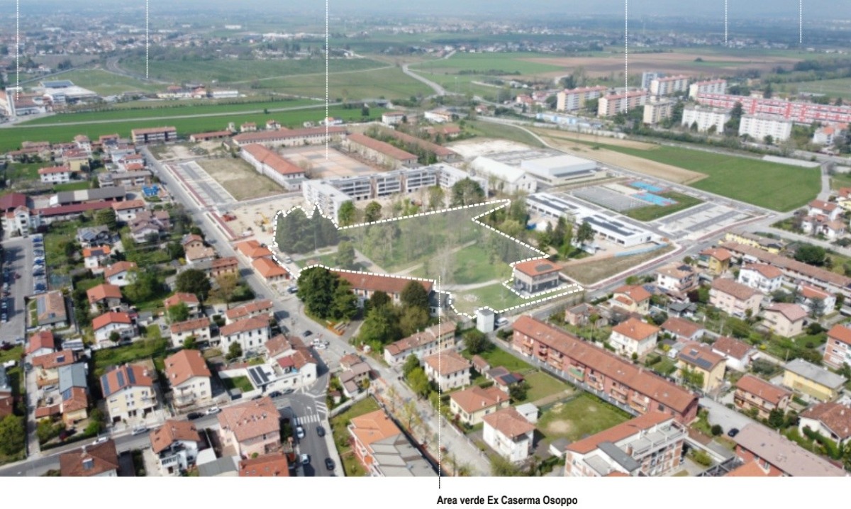 Udine, all’ex caserma Osoppo parte il cantiere del nuovo parco da 13 mila mq