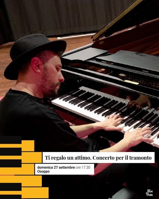 Concerto gratuito al Forte di Osoppo con Dario Dal Molin il 27 settembre