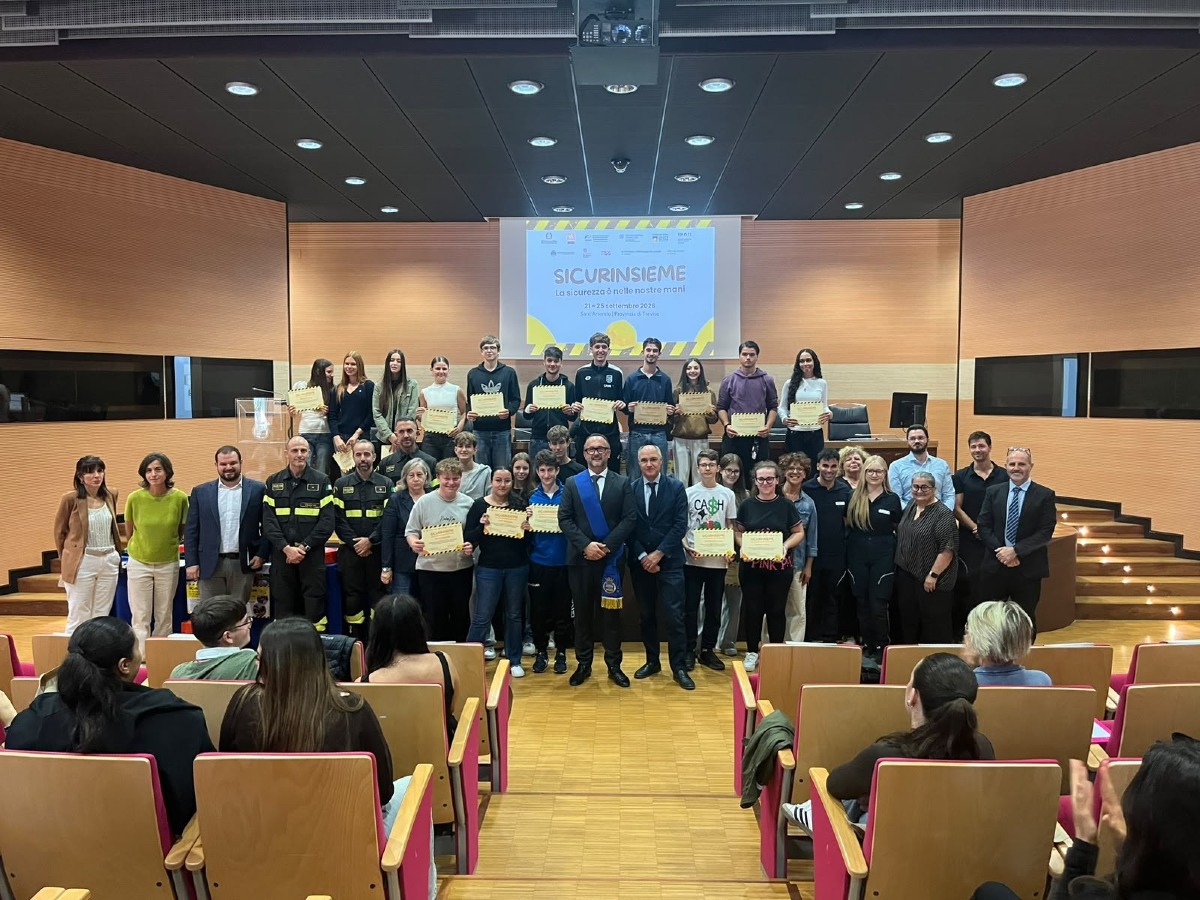 Treviso, attestati a 120 studenti per SicurInsieme: una settimana di prove sulle emergenze