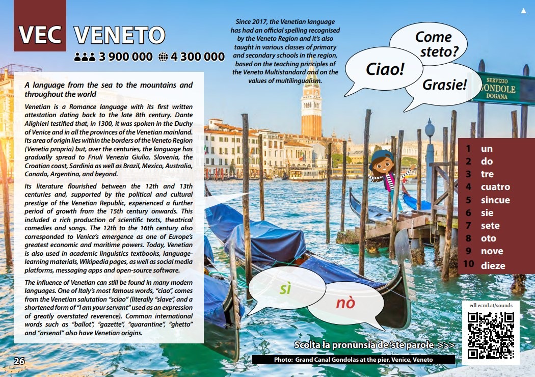 Il veneto entra nel Consiglio d’Europa con un volume per scuole e giovani